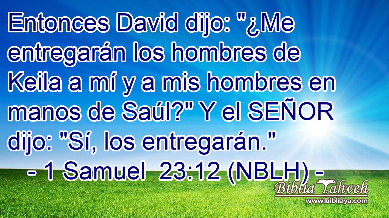  Entonces David dijo: 