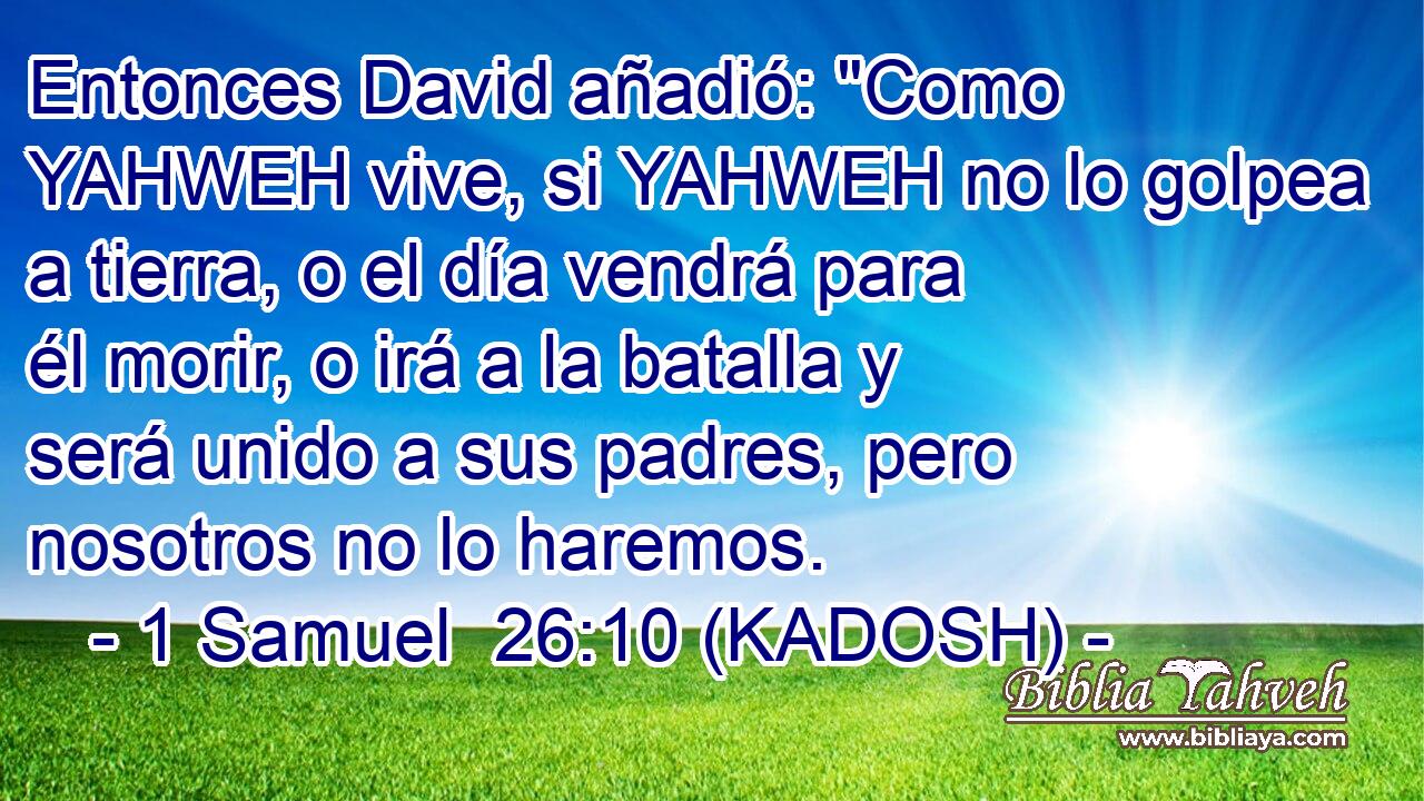  Entonces David añadió: 