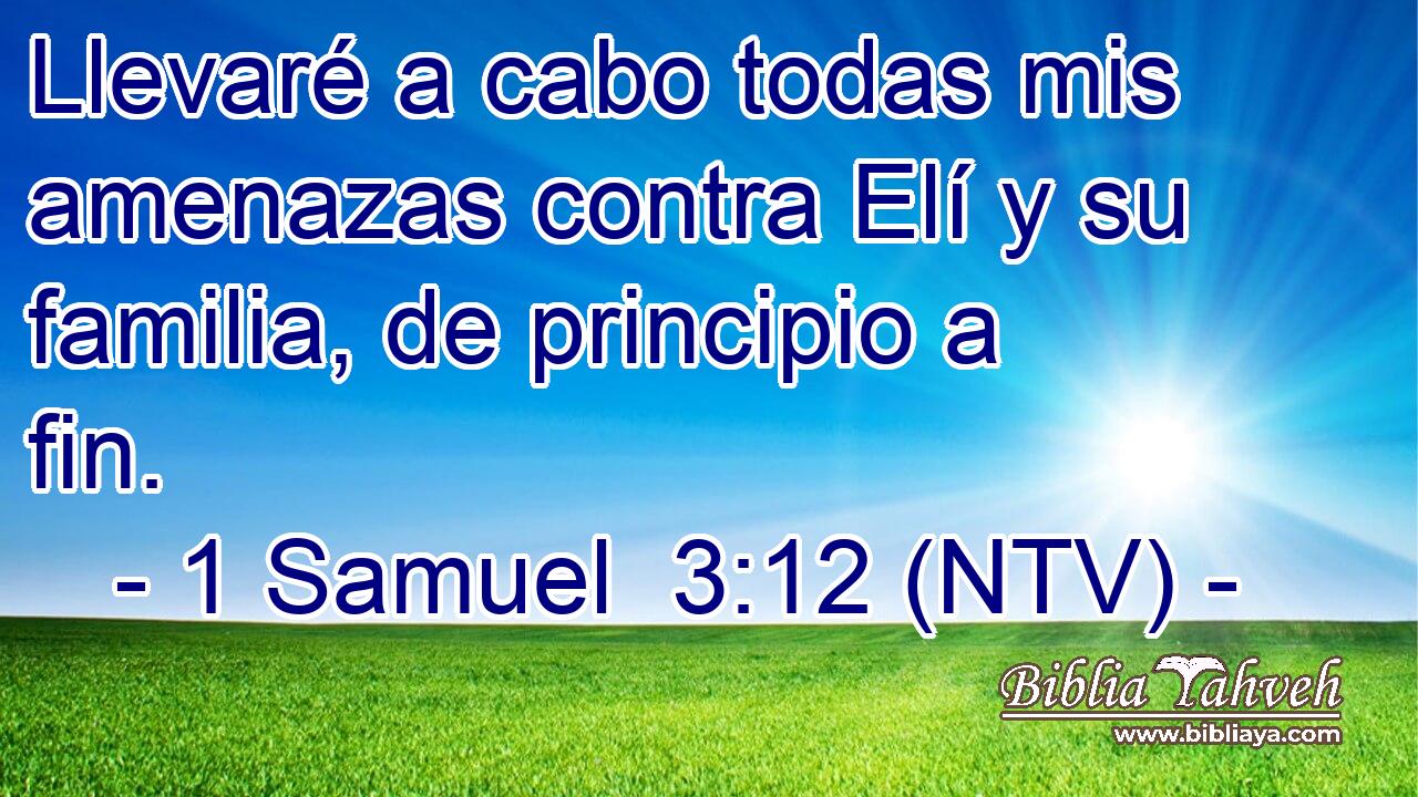 Llevaré a cabo todas mis amenazas contra Elí y su familia, de principio a fin.