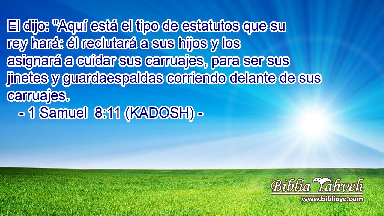  El dijo: 