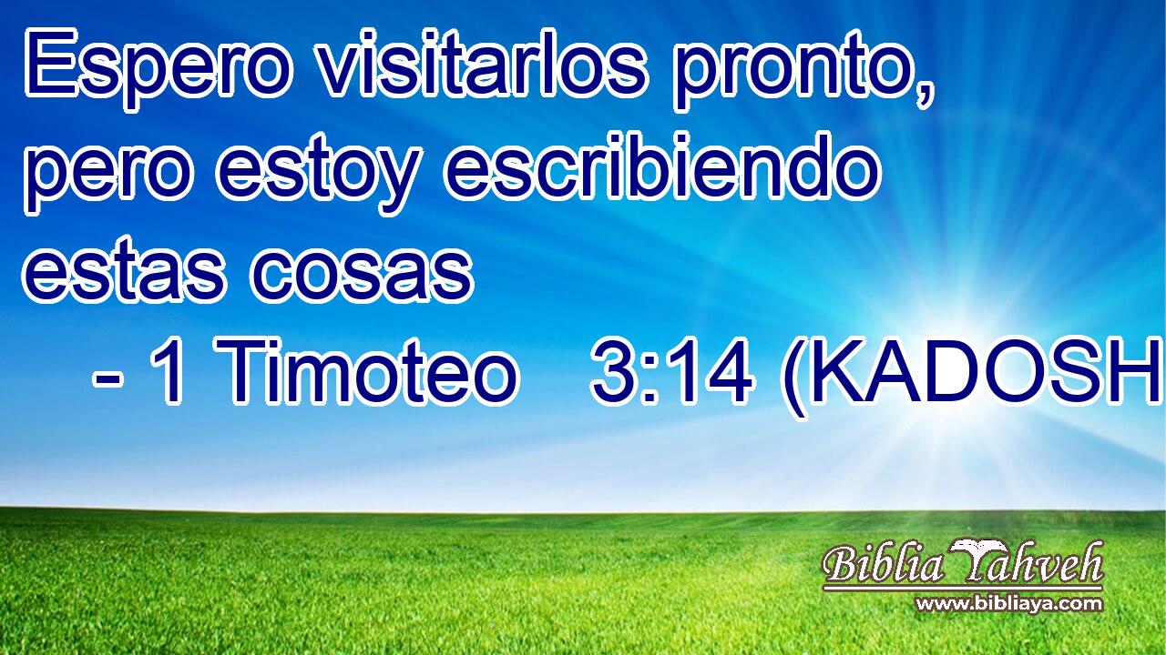  Espero visitarlos pronto, pero estoy escribiendo estas cosas 