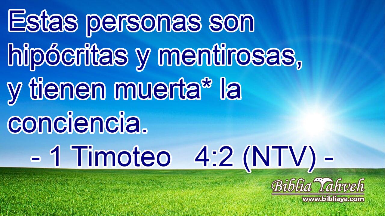 Estas personas son hipócritas y mentirosas, y tienen muerta* la conciencia.