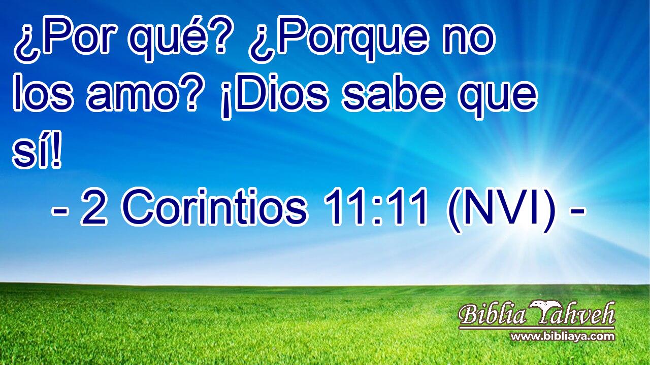  ¿Por qué? ¿Porque no los amo? ¡Dios sabe que sí! 