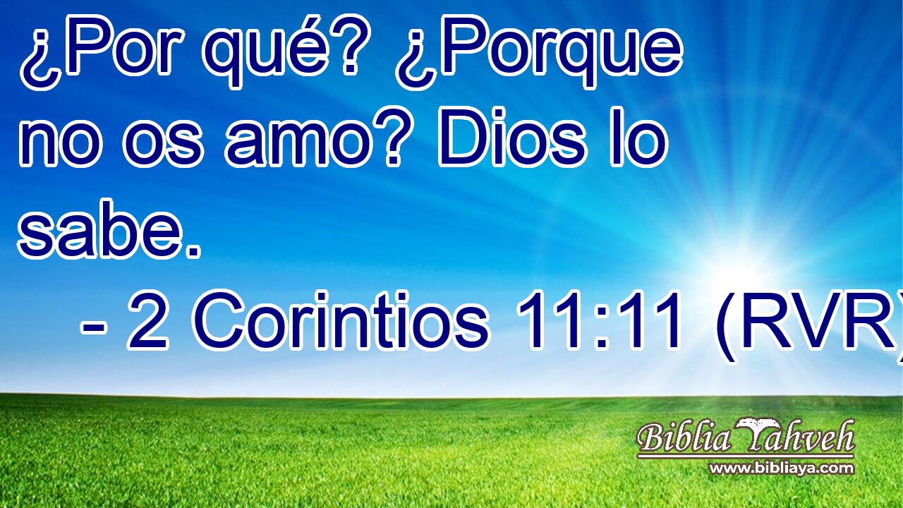 ¿Por qué? ¿Porque no os amo? Dios lo sabe.