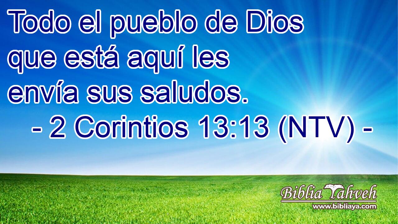 Todo el pueblo de Dios que está aquí les envía sus saludos.