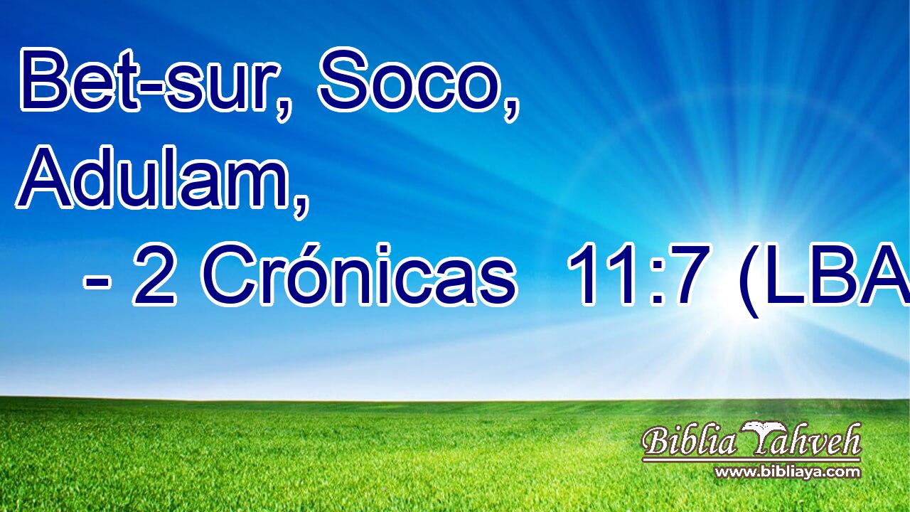 Bet-sur, Soco, Adulam,