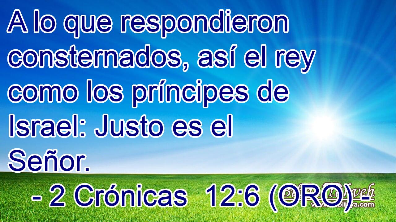  A lo que respondieron consternados, así el rey como los príncipes de Israel: Justo es el Señor. 
