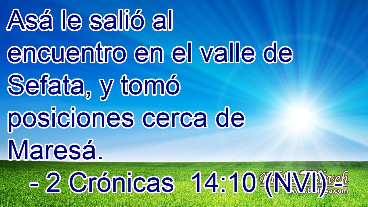  Asá le salió al encuentro en el valle de Sefata, y tomó posiciones cerca de Maresá. 