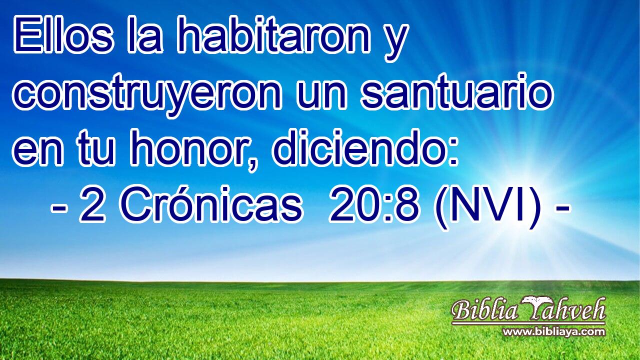  Ellos la habitaron y construyeron un santuario en tu honor, diciendo: 