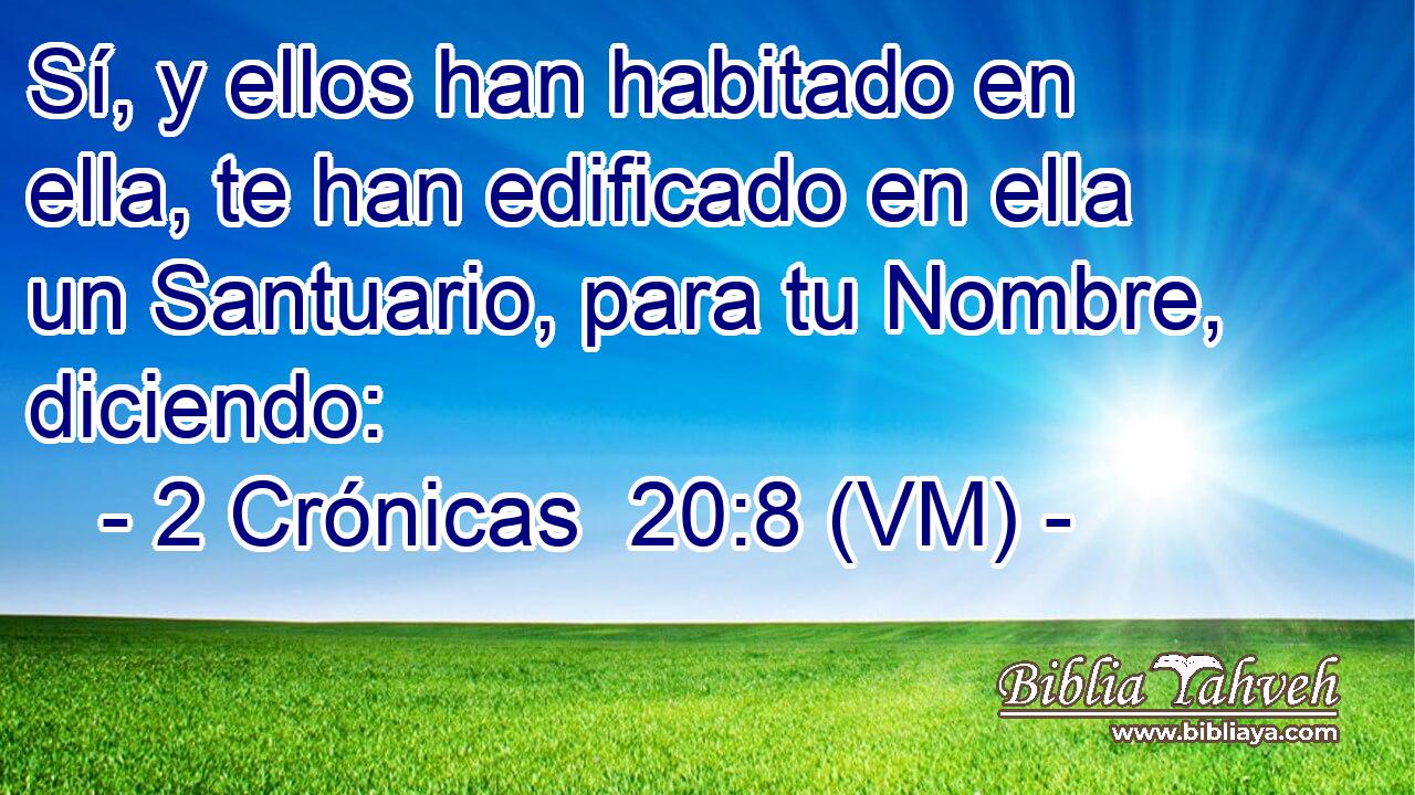  Sí, y ellos han habitado en ella, te han edificado en ella un Santuario, para tu Nombre, diciendo: 