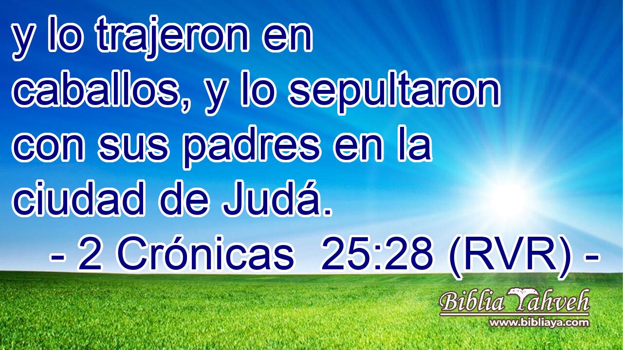 y lo trajeron en caballos, y lo sepultaron con sus padres en la ciudad de Judá.