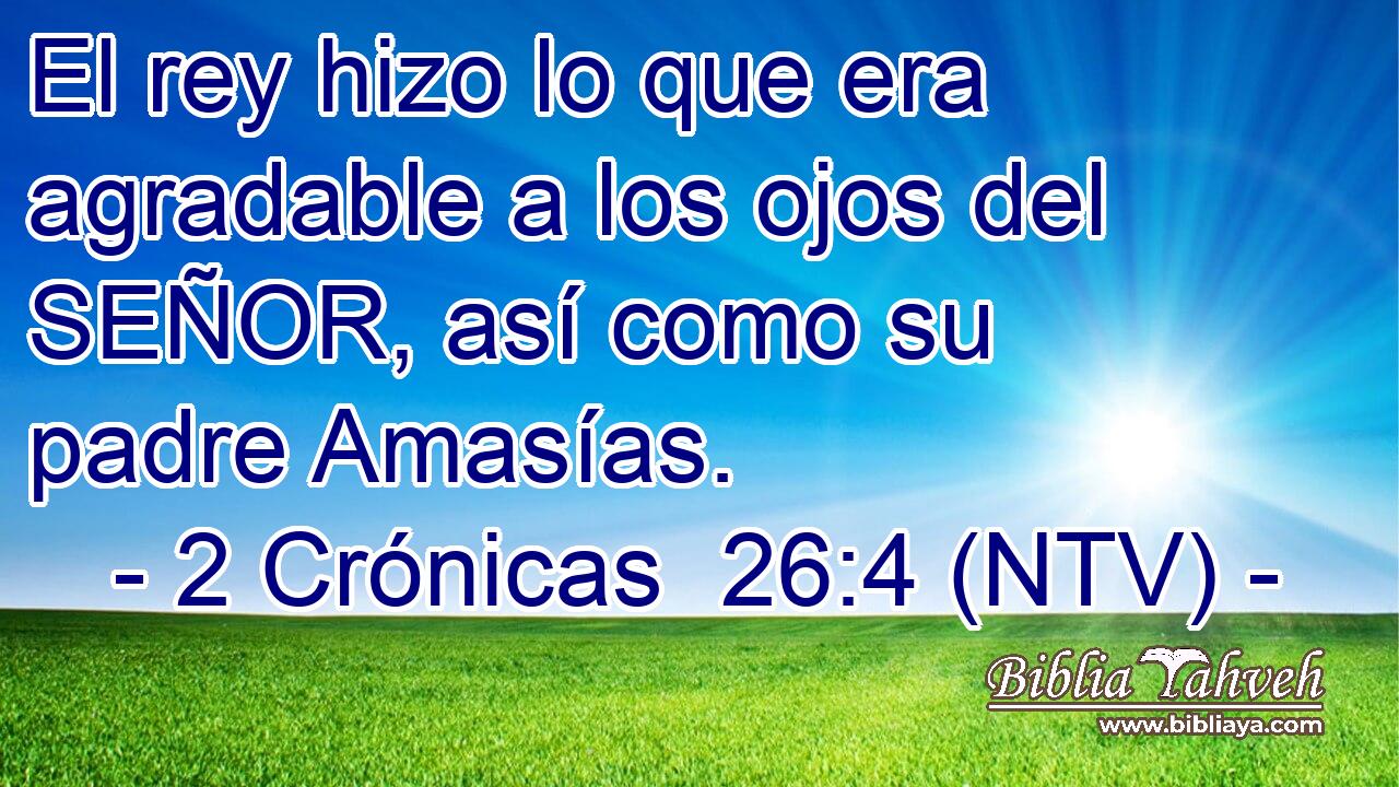 El rey hizo lo que era agradable a los ojos del SEÑOR, así como su padre Amasías.