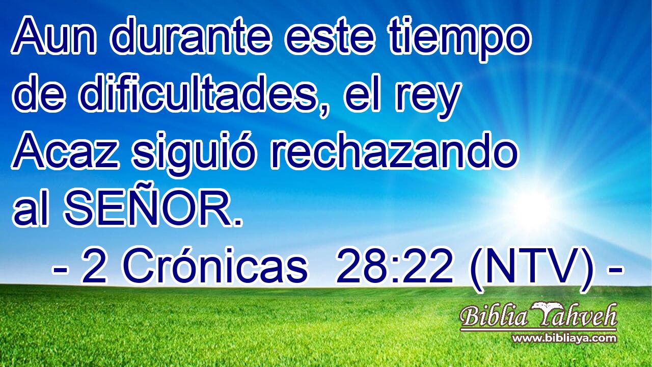 Aun durante este tiempo de dificultades, el rey Acaz siguió rechazando al SEÑOR.