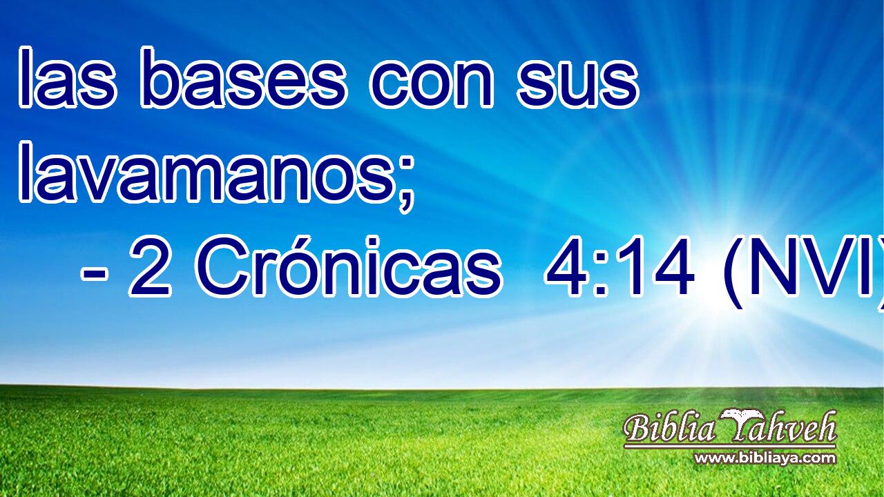  las bases con sus lavamanos; 
