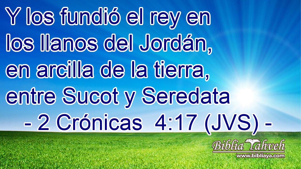 Y los fundió el rey en los llanos del Jordán, en arcilla de la tierra, entre Sucot y Seredata