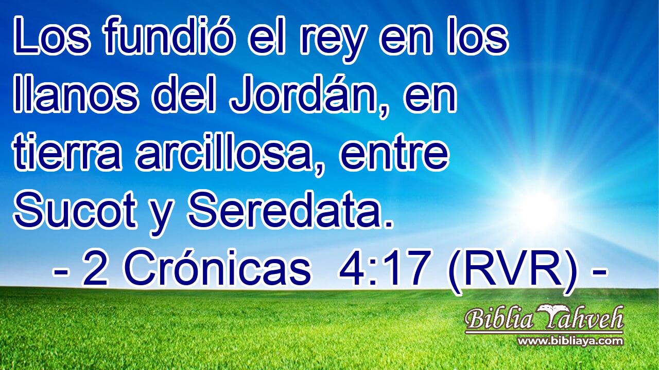 Los fundió el rey en los llanos del Jordán, en tierra arcillosa, entre Sucot y Seredata.