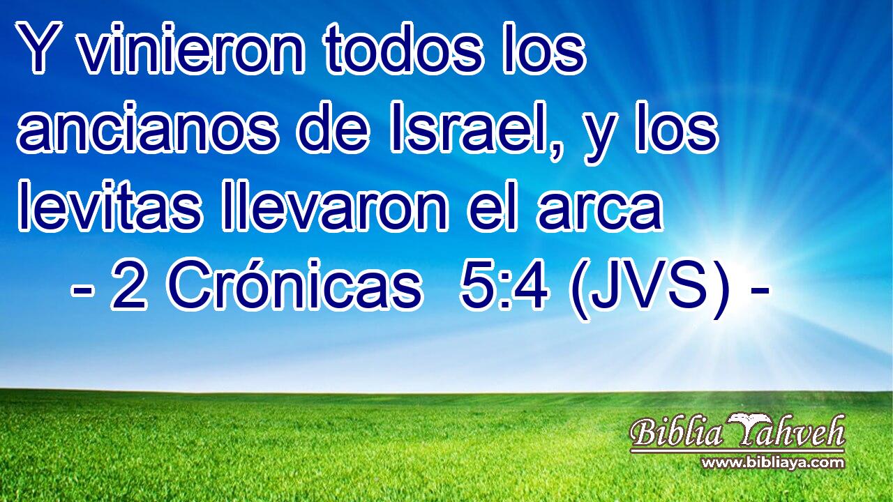 Y vinieron todos los ancianos de Israel, y los levitas llevaron el arca