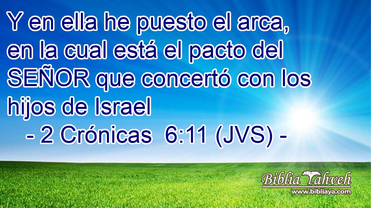 Y en ella he puesto el arca, en la cual está el pacto del SEÑOR que concertó con los hijos de Israel