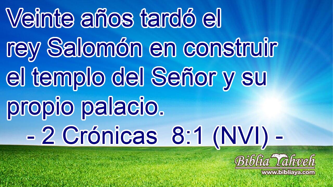  Veinte años tardó el rey Salomón en construir el templo del Señor y su propio palacio. 