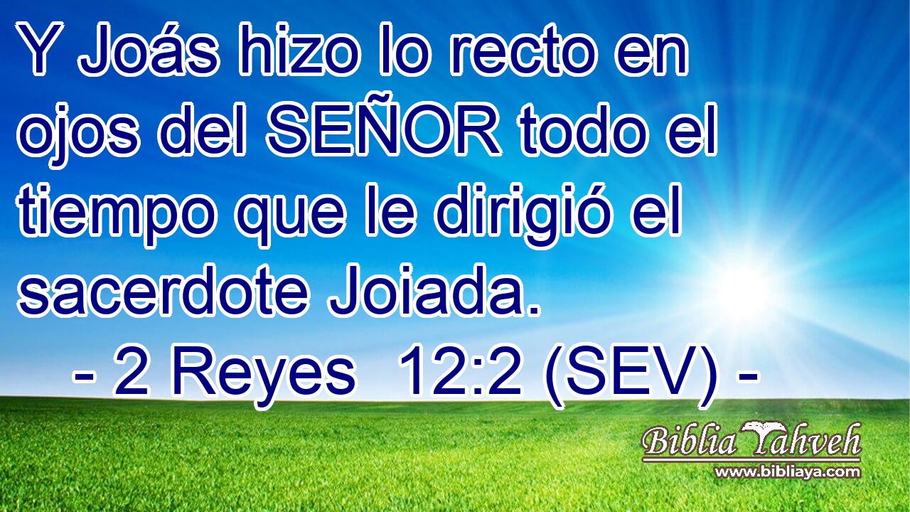 Y Joás hizo lo recto en ojos del SEÑOR todo el tiempo que le dirigió el sacerdote Joiada.