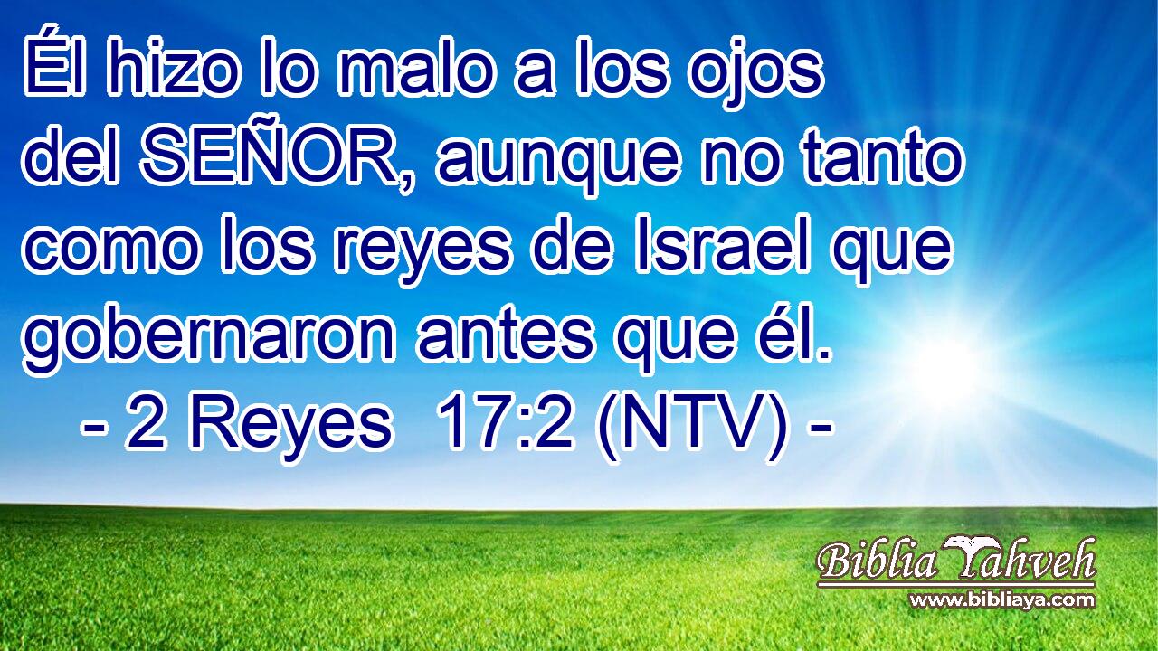 Él hizo lo malo a los ojos del SEÑOR, aunque no tanto como los reyes de Israel que gobernaron antes que él.