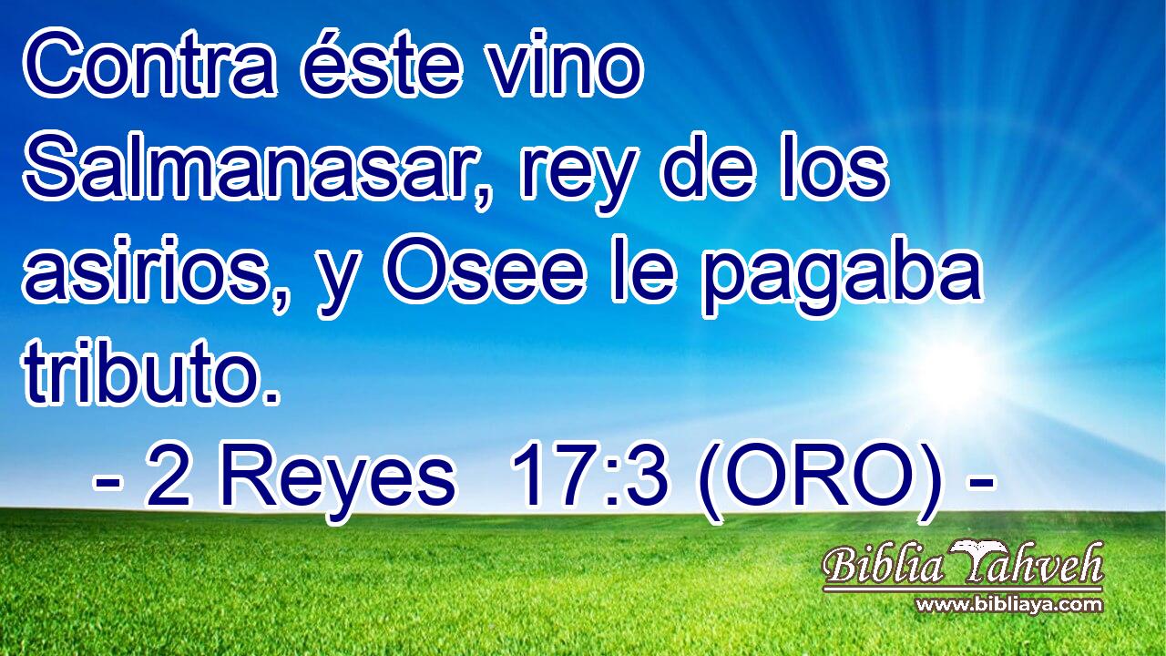  Contra éste vino Salmanasar, rey de los asirios, y Osee le pagaba tributo. 