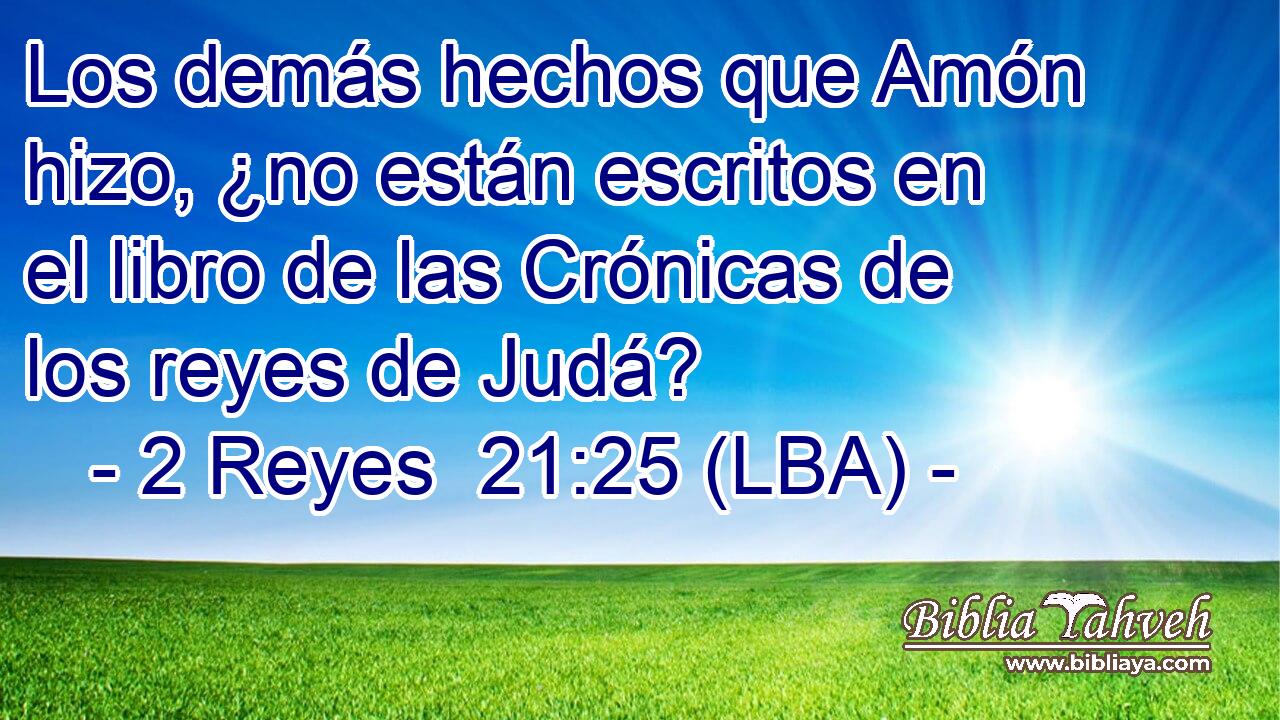 Los demás hechos que Amón hizo, ¿no están escritos en el libro de las Crónicas de los reyes de Judá?