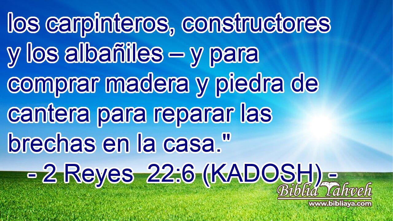  los carpinteros, constructores y los albañiles – y para comprar madera y piedra de cantera para reparar las brechas en la casa.