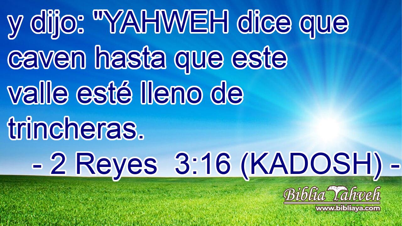  y dijo: 