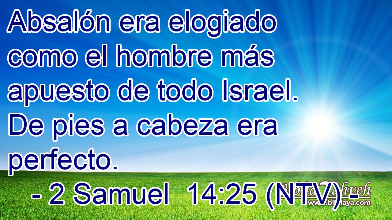 Absalón era elogiado como el hombre más apuesto de todo Israel. De pies a cabeza era perfecto.