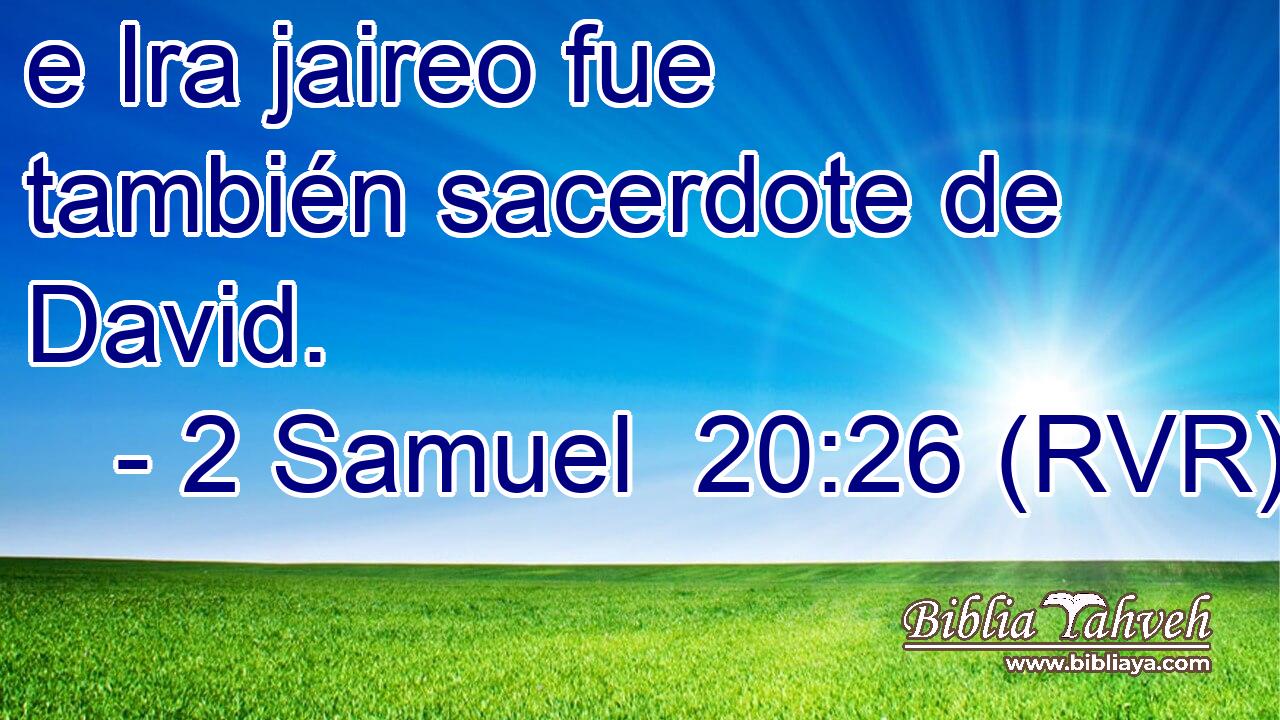 e Ira jaireo fue también sacerdote de David.