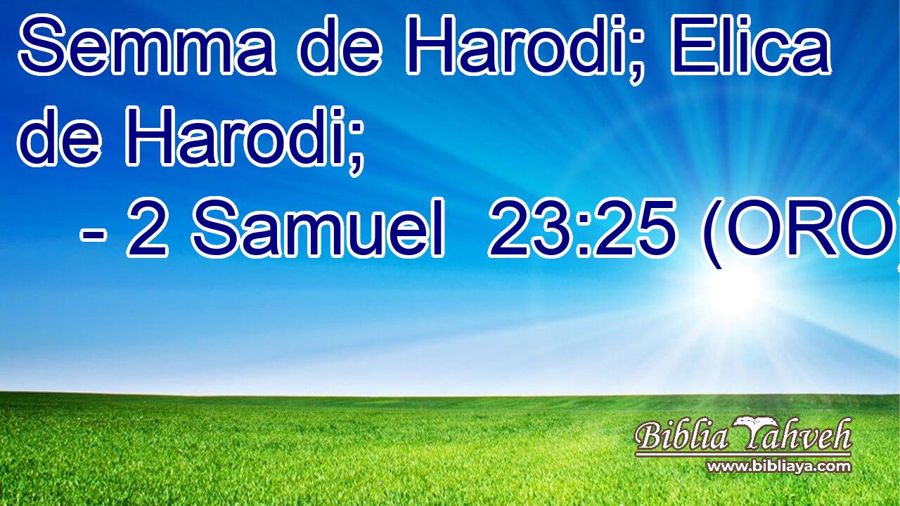  Semma de Harodi; Elica de Harodi; 
