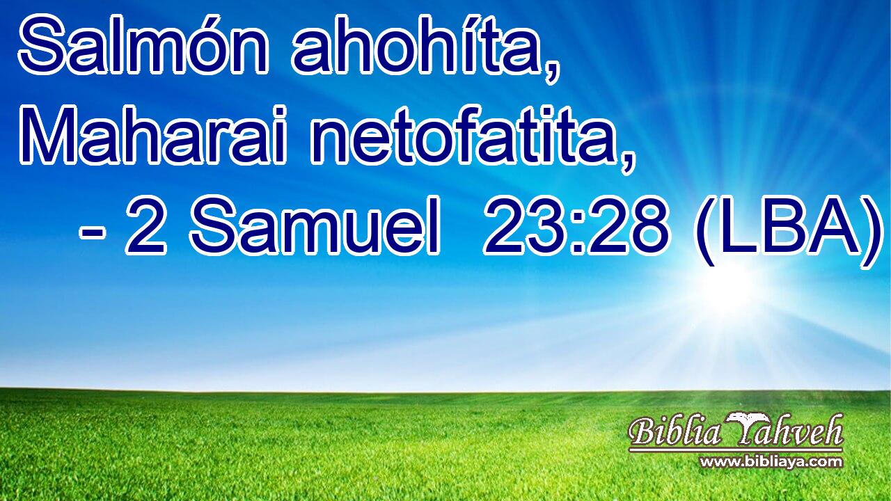 Salmón ahohíta, Maharai netofatita,