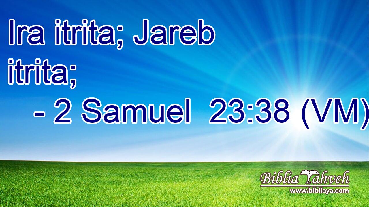  Ira itrita; Jareb itrita; 