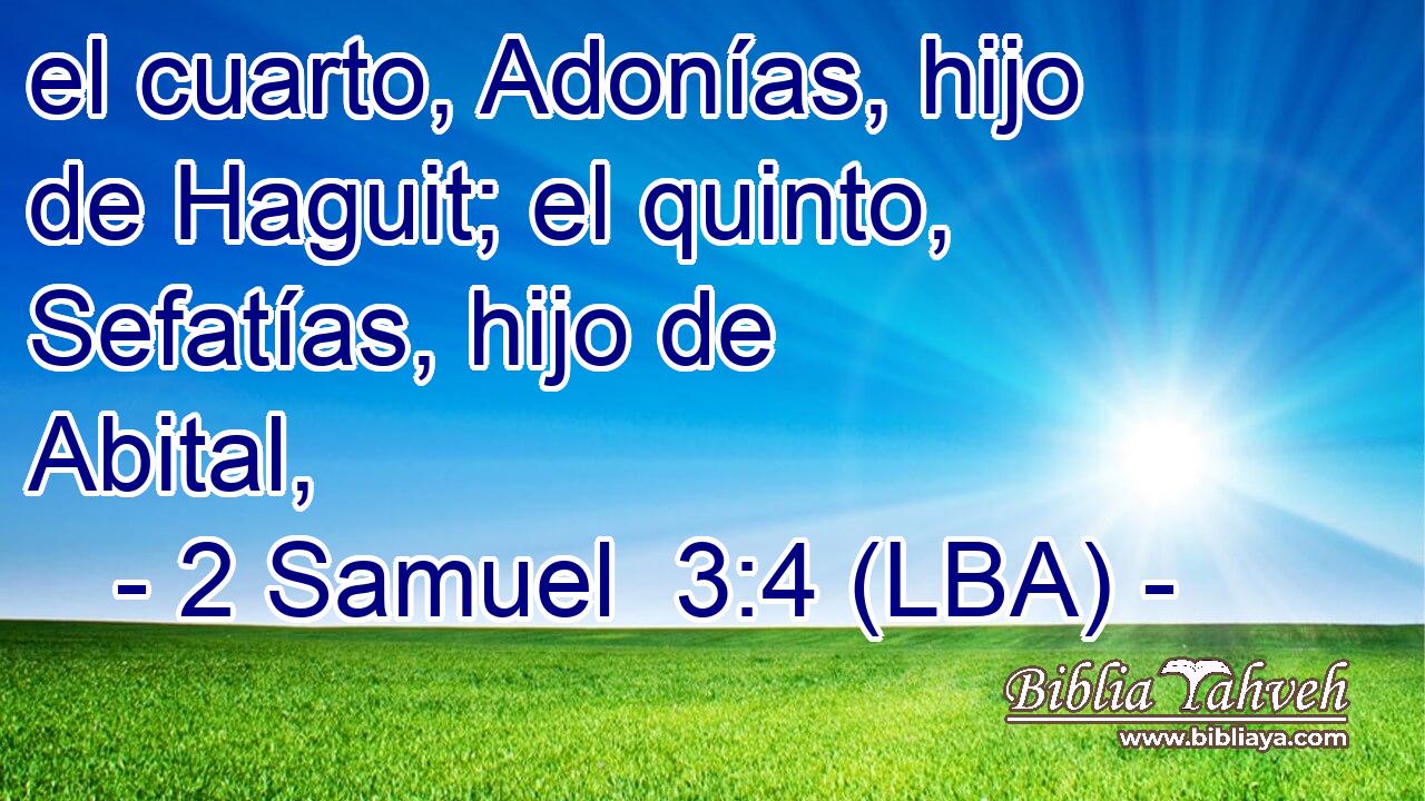 el cuarto, Adonías, hijo de Haguit; el quinto, Sefatías, hijo de Abital,