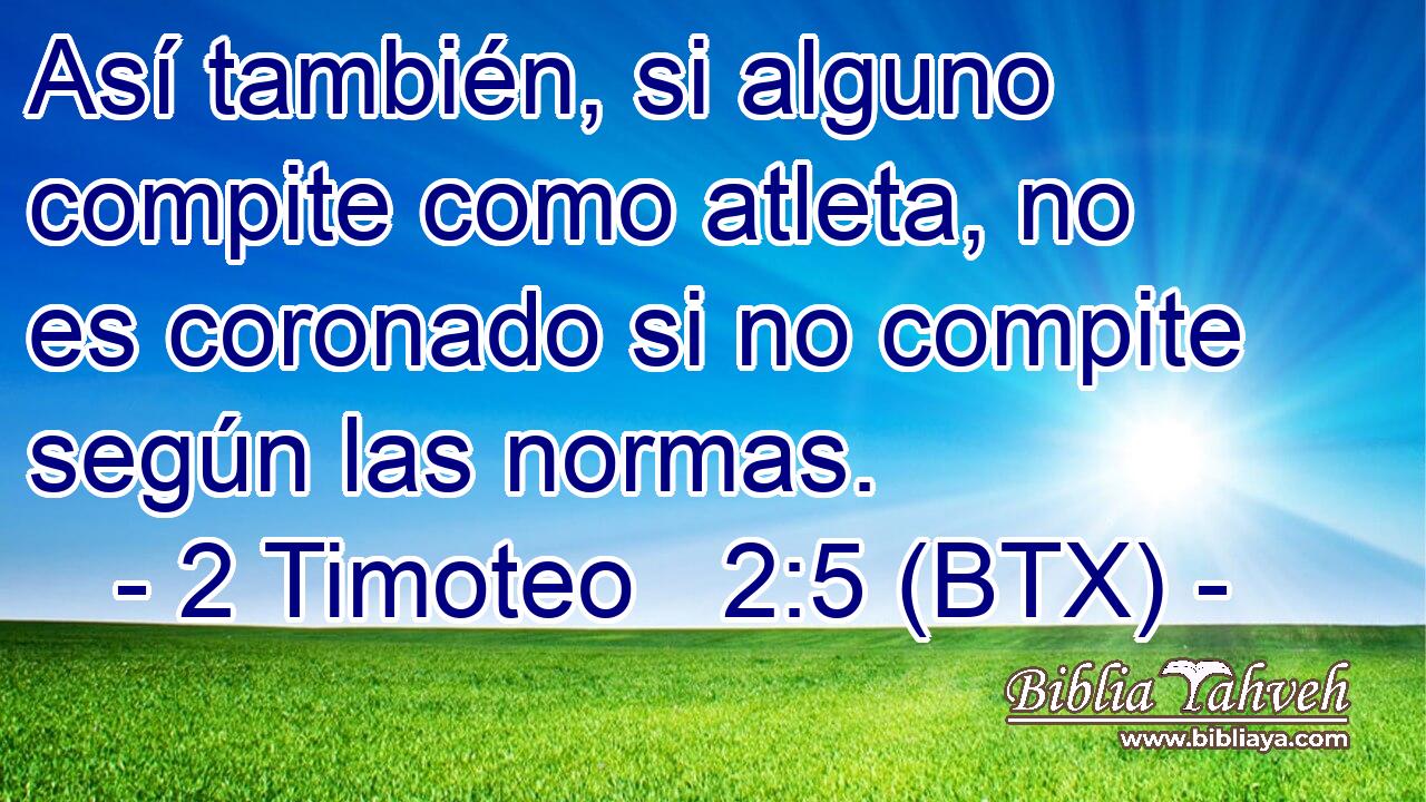 Así también, si alguno compite como atleta, no es coronado si no compite según las normas.