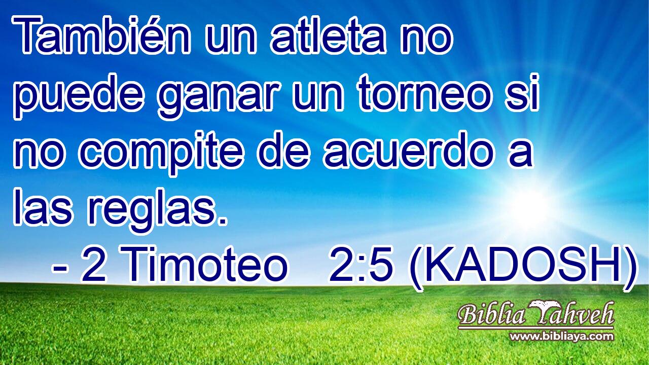  También un atleta no puede ganar un torneo si no compite de acuerdo a las reglas. 