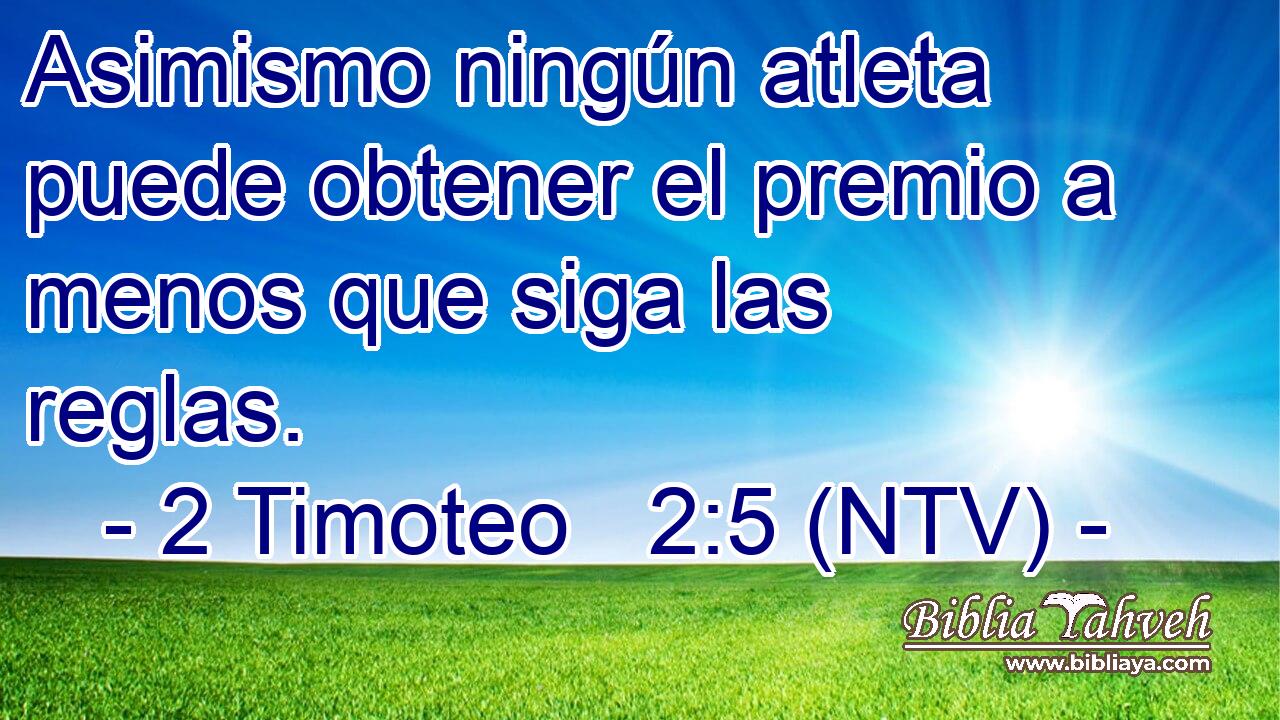 Asimismo ningún atleta puede obtener el premio a menos que siga las reglas.
