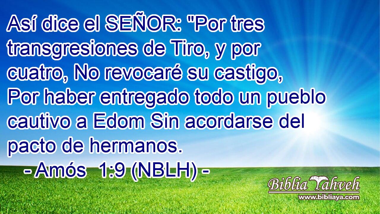  Así dice el SEÑOR: 