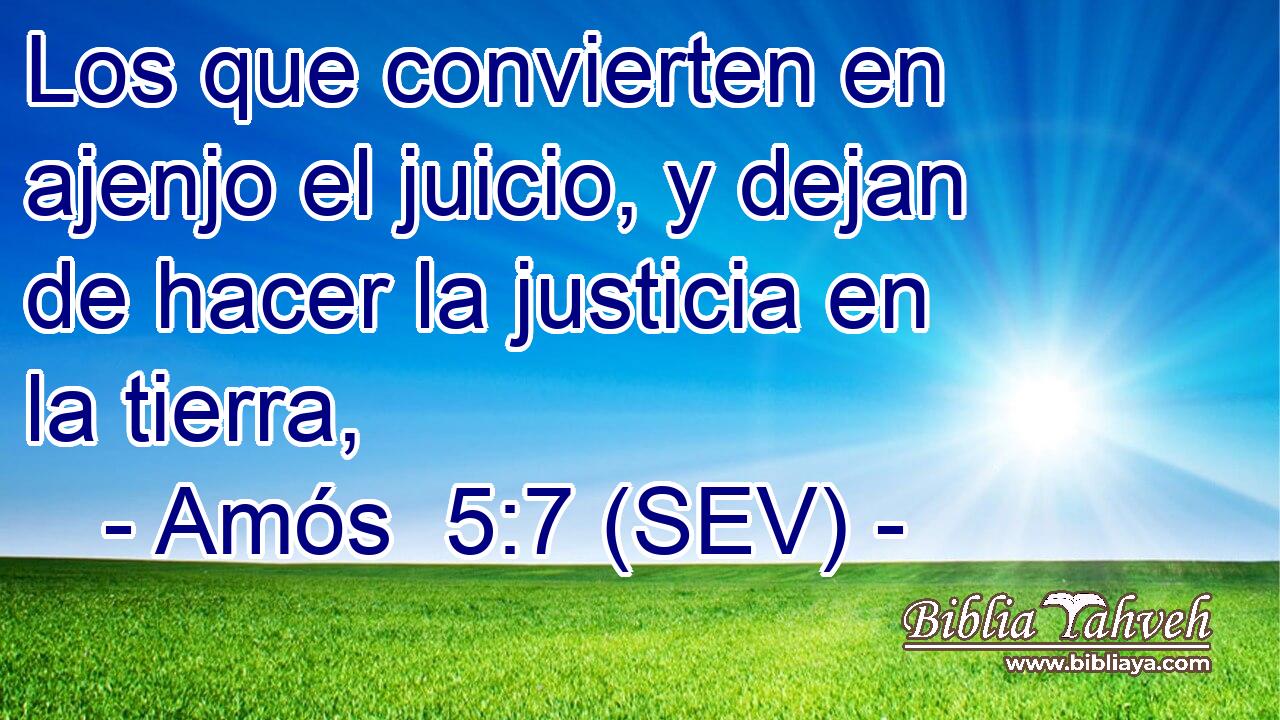 Los que convierten en ajenjo el juicio, y dejan de hacer la justicia en la tierra,
