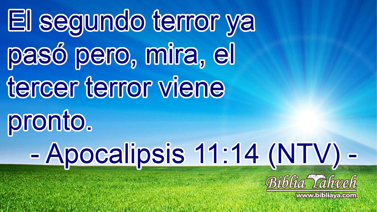 El segundo terror ya pasó pero, mira, el tercer terror viene pronto.
