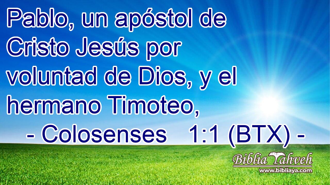 Pablo, un apóstol de Cristo Jesús por voluntad de Dios, y el hermano Timoteo,
