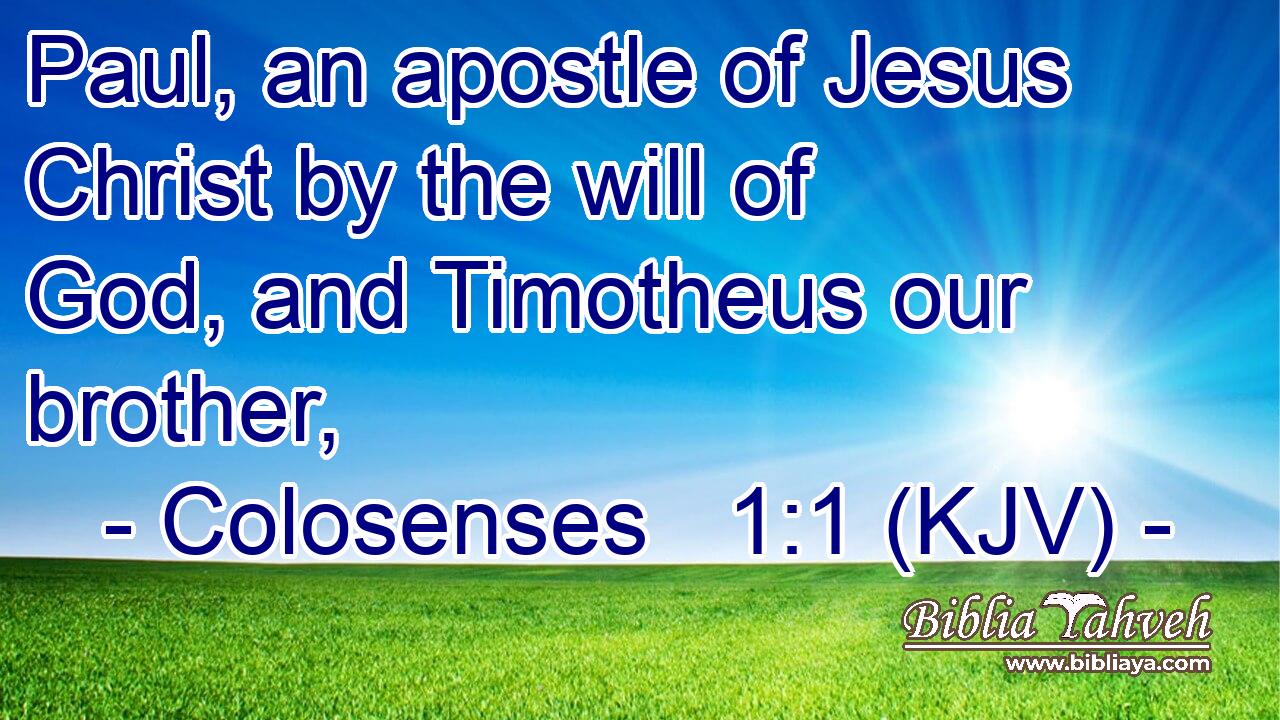 Paul, an apostle of Jesus Christ by the will of God, and Timotheus our brother,