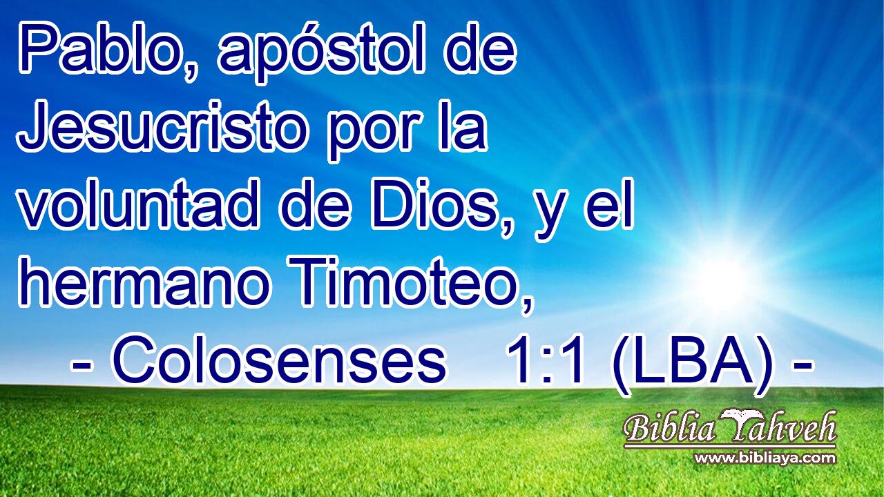 Pablo, apóstol de Jesucristo por la voluntad de Dios, y el hermano Timoteo,