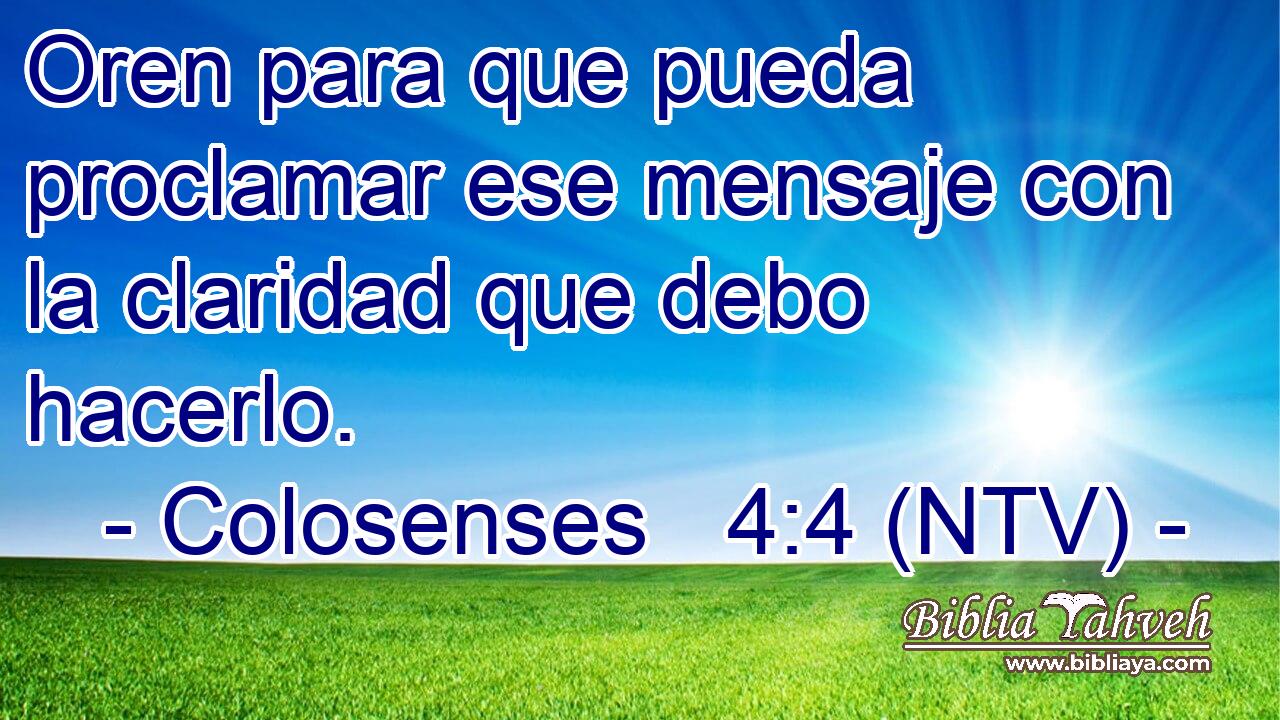 Oren para que pueda proclamar ese mensaje con la claridad que debo hacerlo.