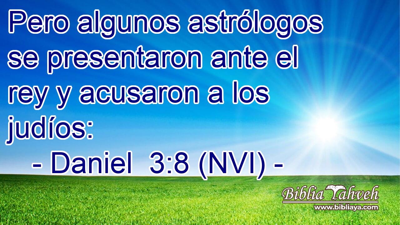  Pero algunos astrólogos se presentaron ante el rey y acusaron a los judíos: 