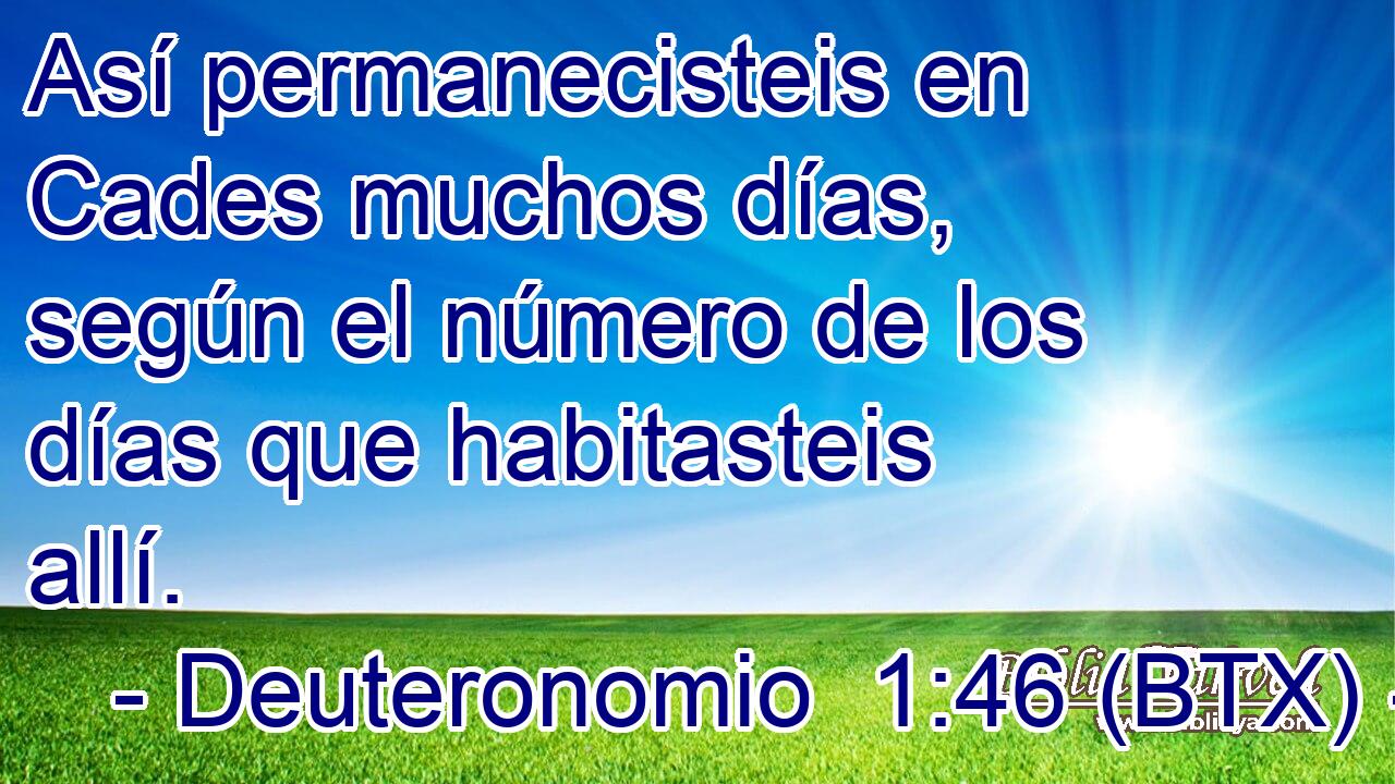 Así permanecisteis en Cades muchos días, según el número de los días que habitasteis allí.