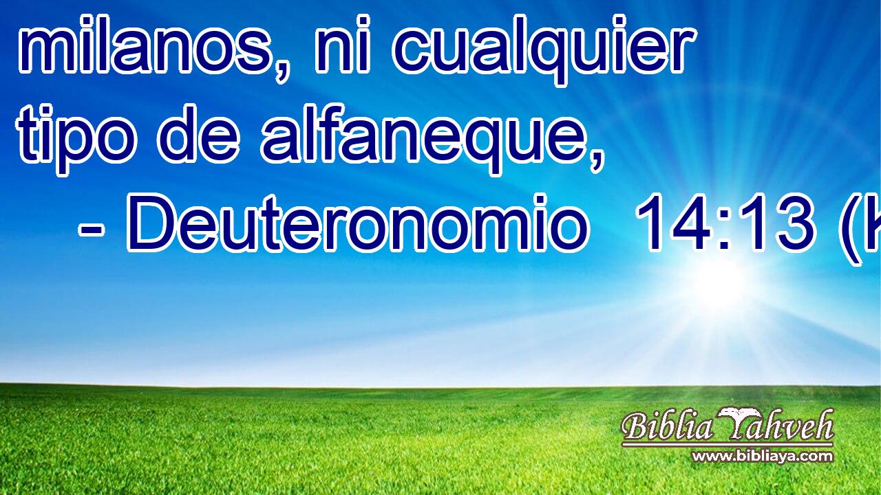  milanos, ni cualquier tipo de alfaneque, 