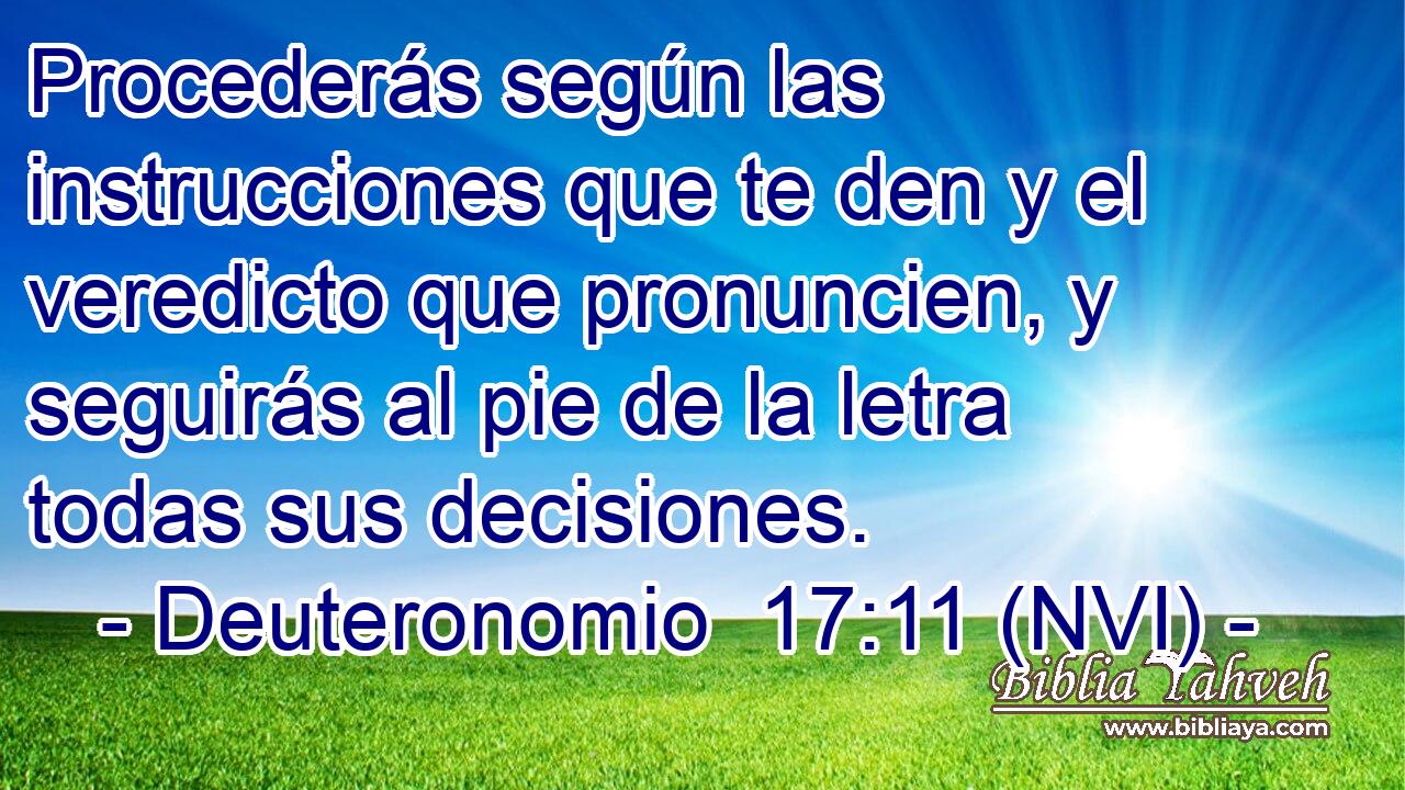  Procederás según las instrucciones que te den y el veredicto que pronuncien, y seguirás al pie de la letra todas sus decisiones. 