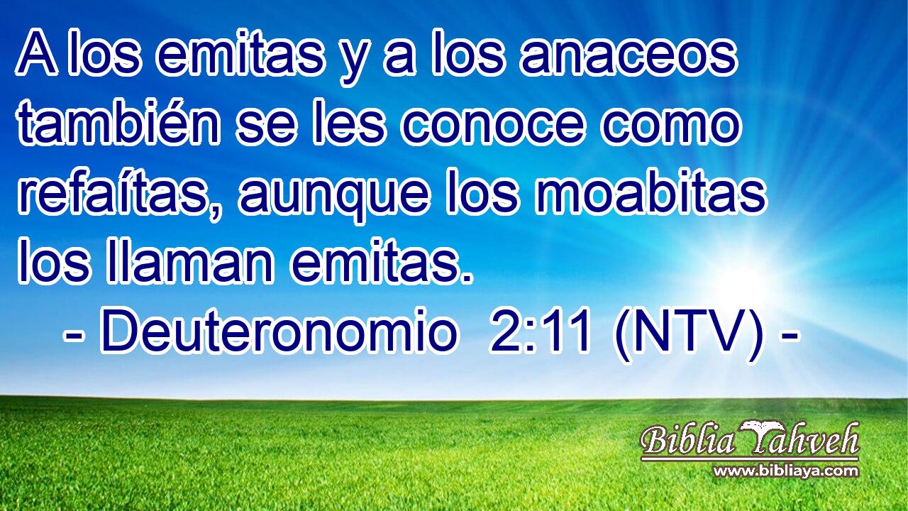 A los emitas y a los anaceos también se les conoce como refaítas, aunque los moabitas los llaman emitas.